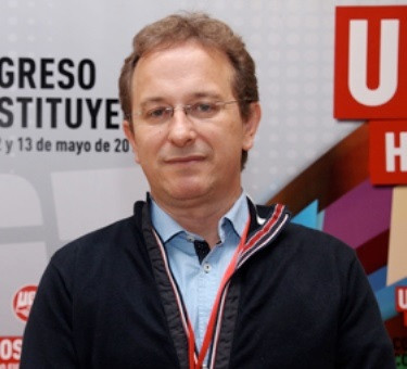 Archivo - El secretario general de UGT-FICA, Pedro Hojas