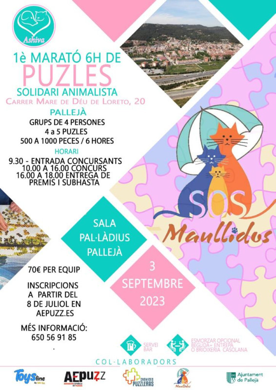 Cartell concurs puzzle sos maullidos setembre 2023