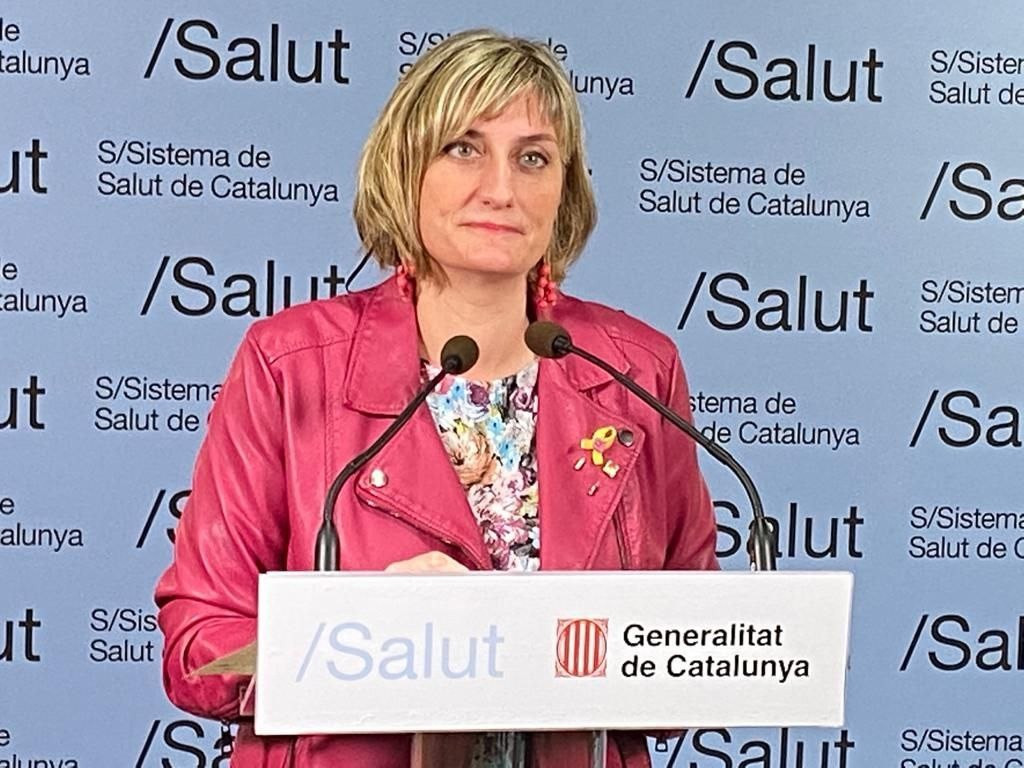 La consellera de Salud de la Generalitat, Alba Vergés
