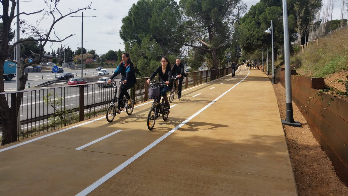 Carril bici Esplugues Barcelona