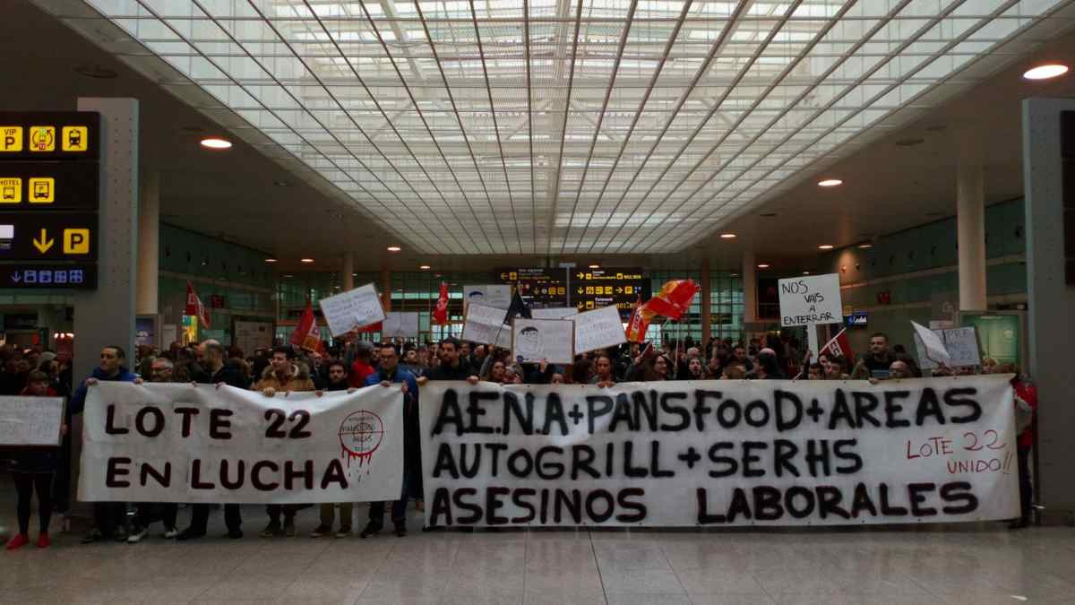 Huelga hosteleria aeropuerto el prat