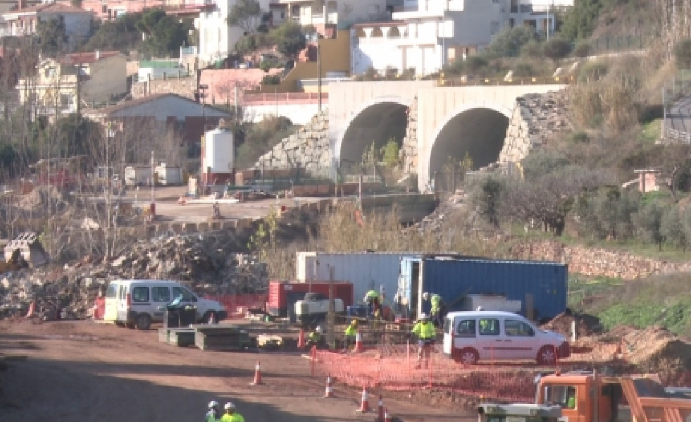Obras variante Vallirana