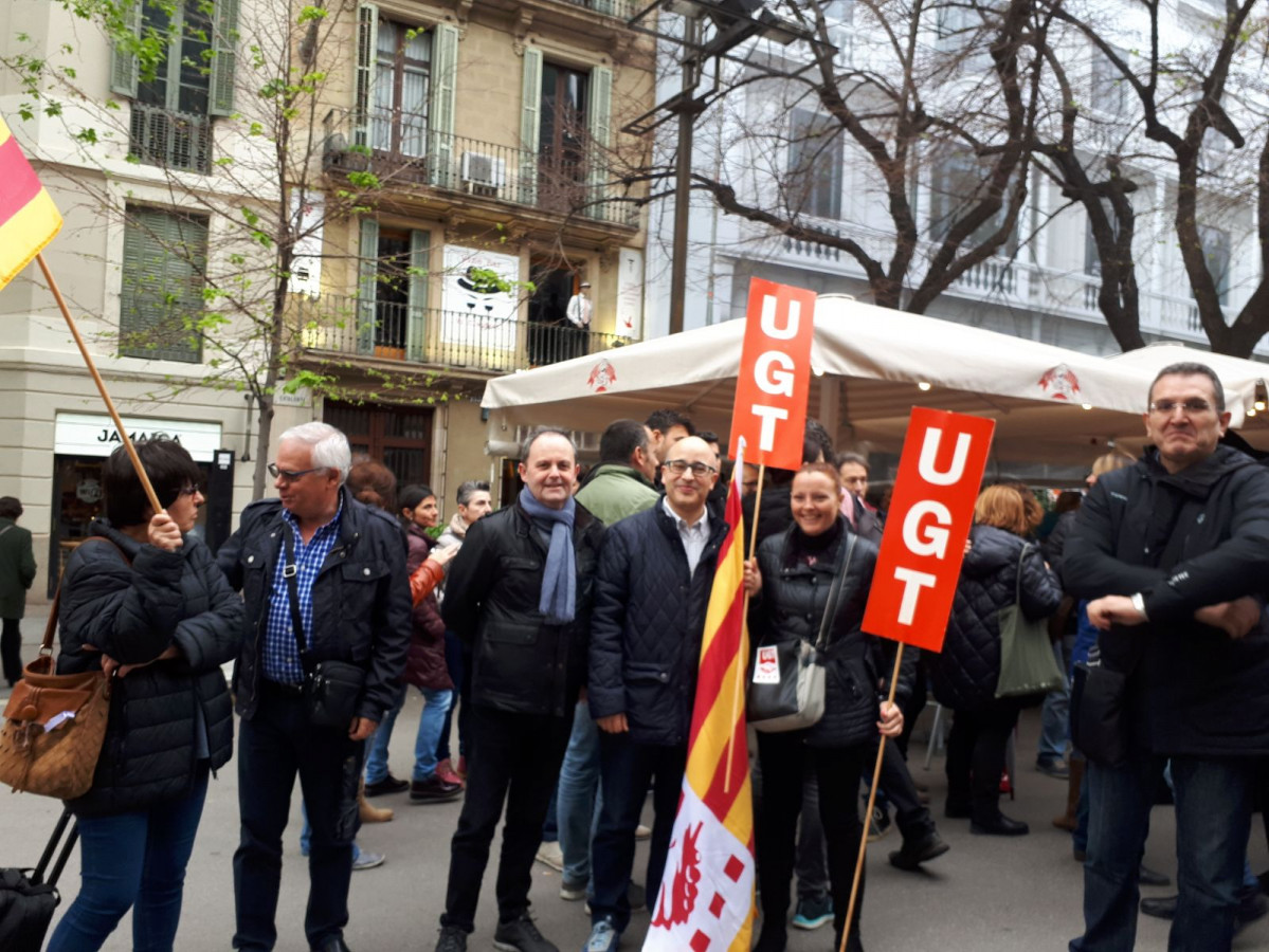 Huelga UGT Diputacio ORGT