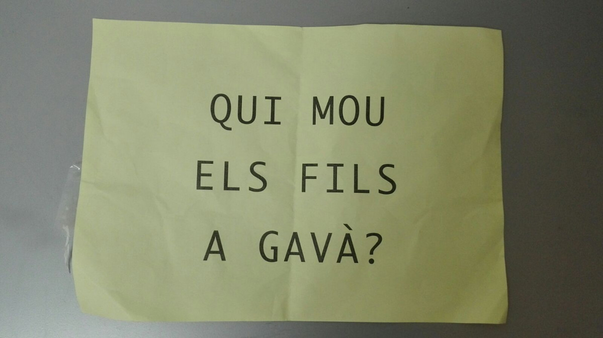 Qui mou els fils a Gava carteles