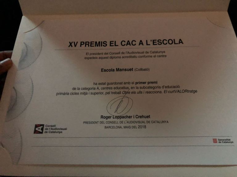 Premio CAC Escola Collbato