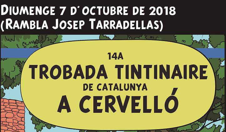 Cartell encuentro tintin catalunya cervello