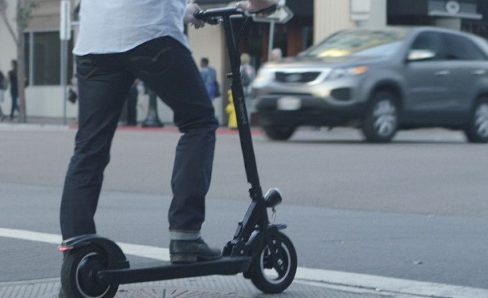 Un patinete eléctrico