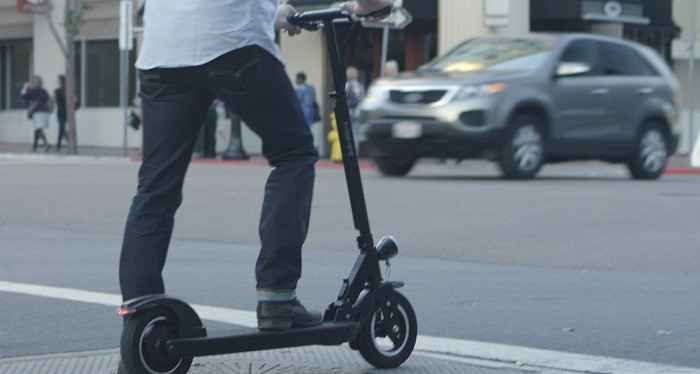 Un patinete eléctrico