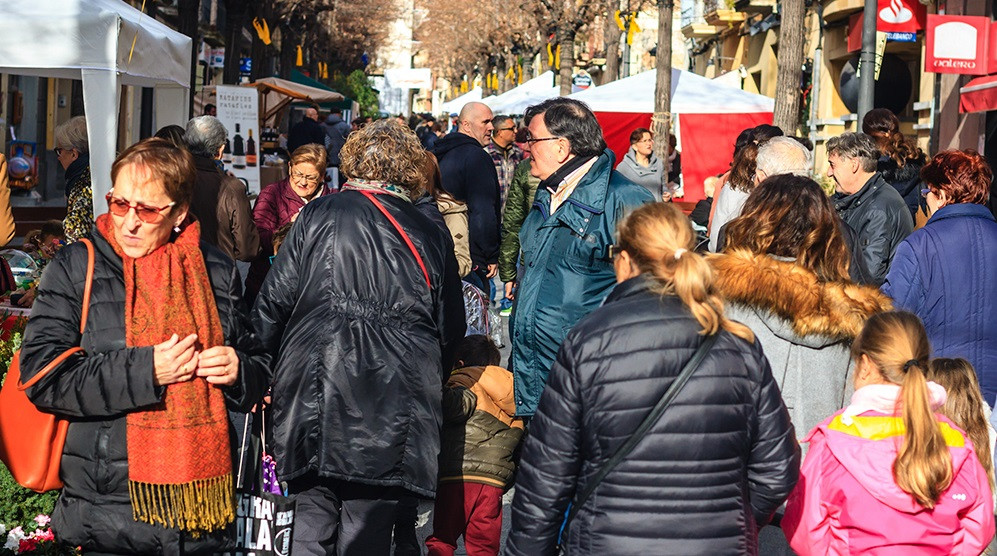 Gente, vecinos, mercado, esparreguera