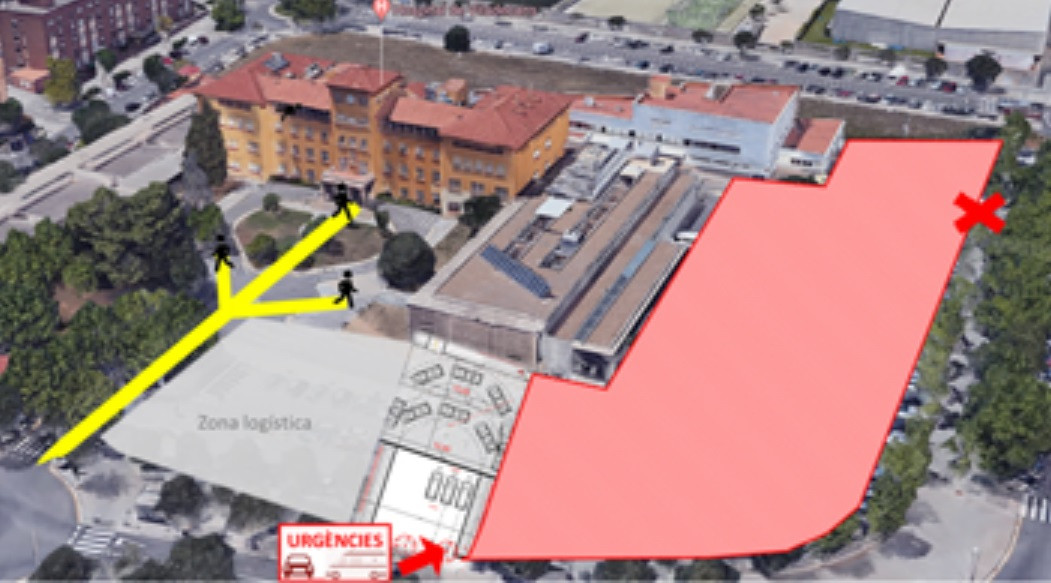 Parking obras hospital de viladecans