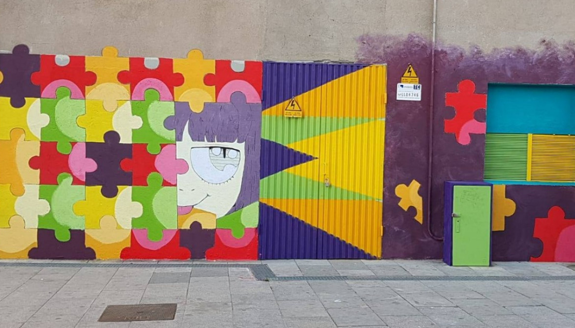 Mural factoria artistas cornella