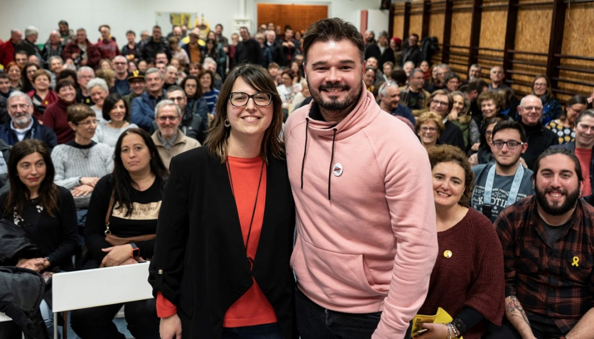 Barbara lligadas gabriel rufian erc viladecans
