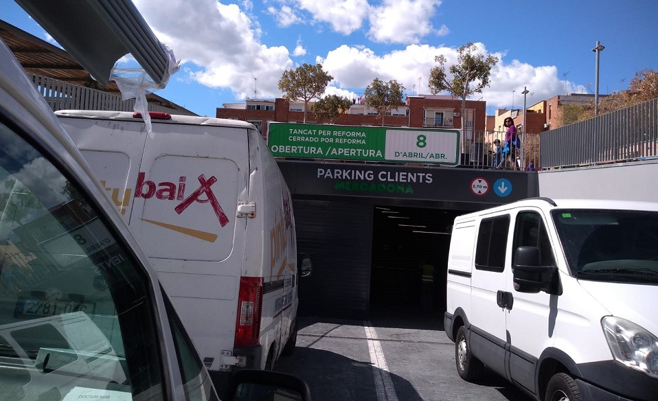 Parking mercadona viladecans