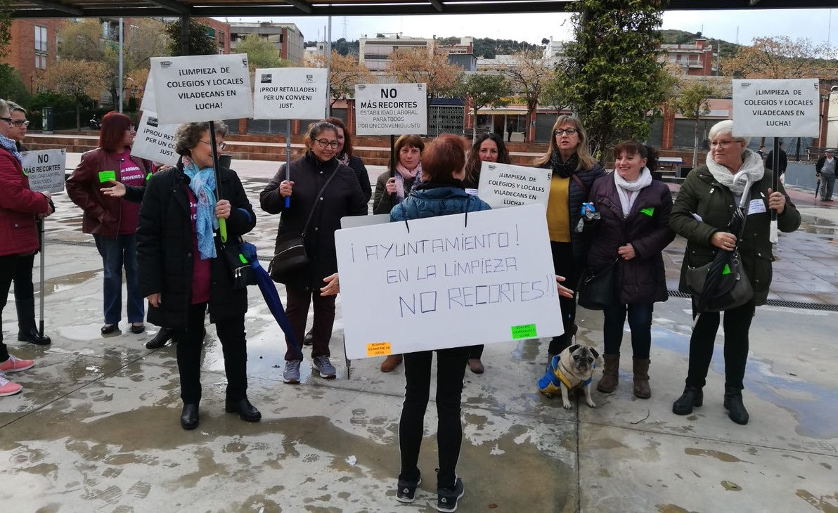 Trabajadoras limpieza viladecans