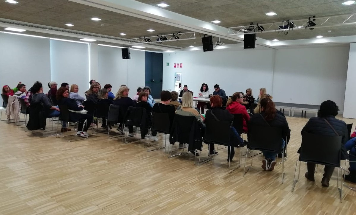 Asamblea trabajadoras limpieza viladecans