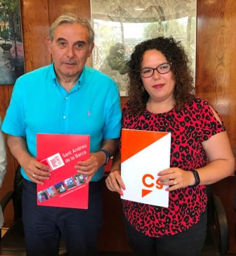 Acuerdo PSC Cs Enric Llorca y Saray Cantero
