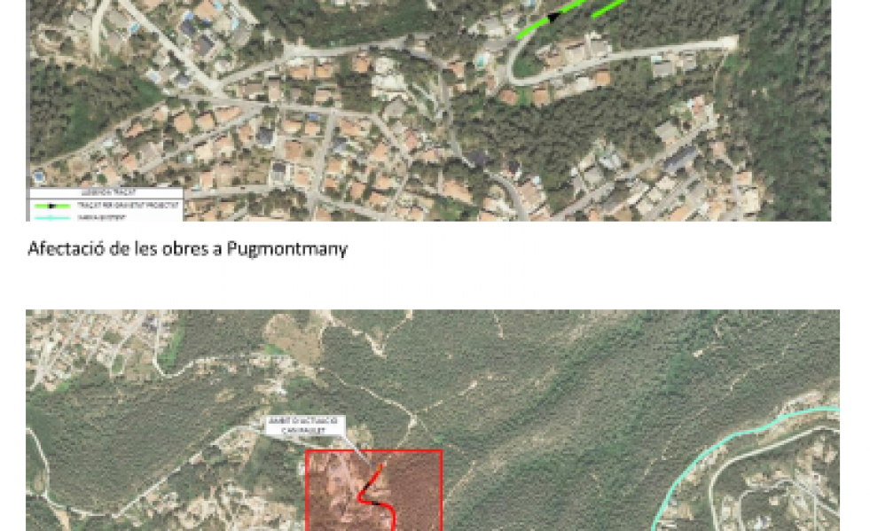 Afecaciones obras saneamiento cervello