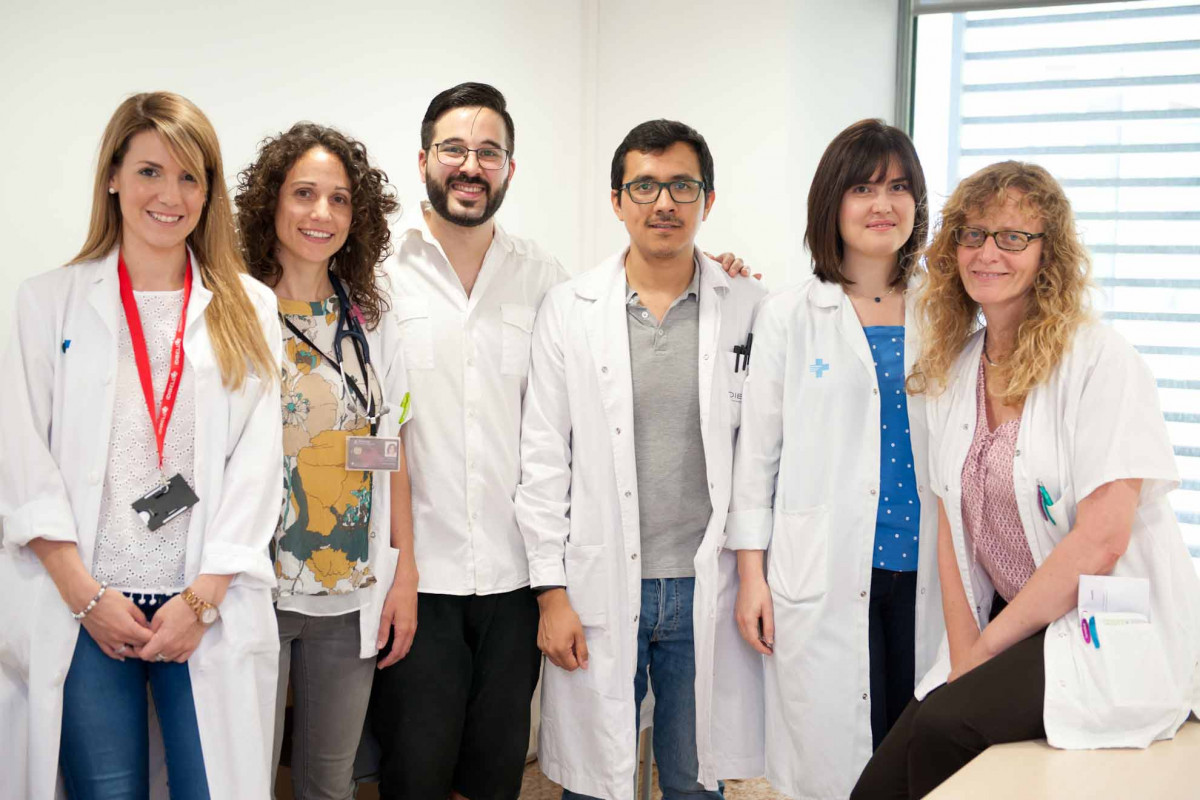 Miembros de la Unitat Funcional d'Interstici Pulmonar de Bellvitge