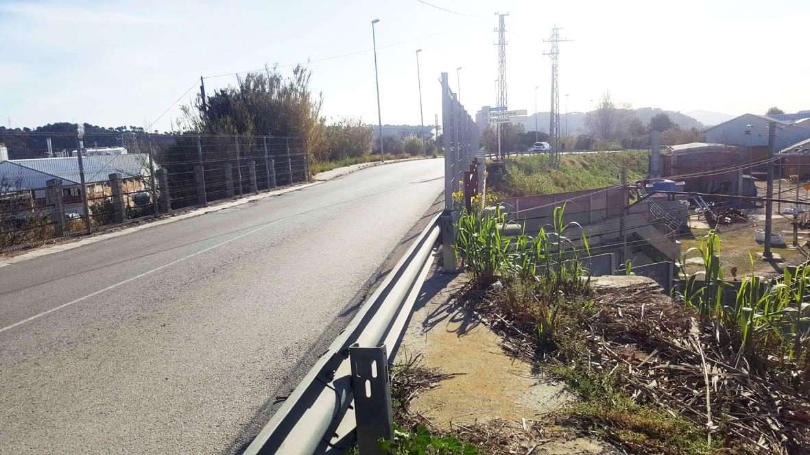 Puente sobre linea FCG Martorell