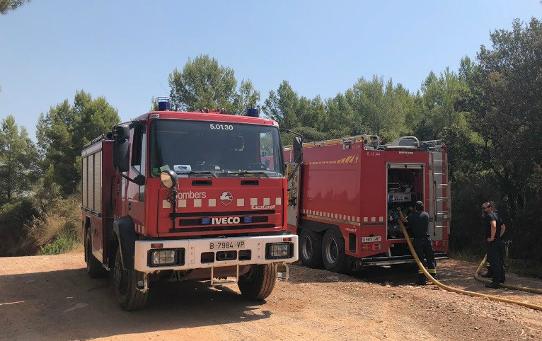 Bomberos voluntarios begues