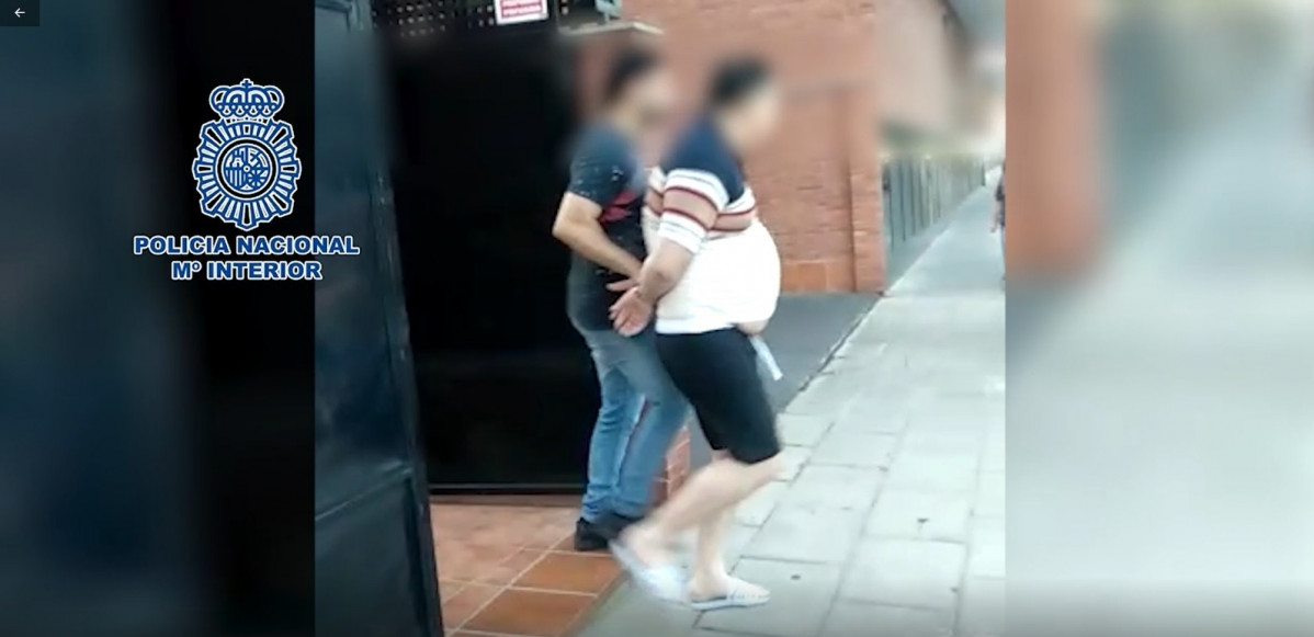 Hombre albanu00e9s fugado captura vu00eddeo