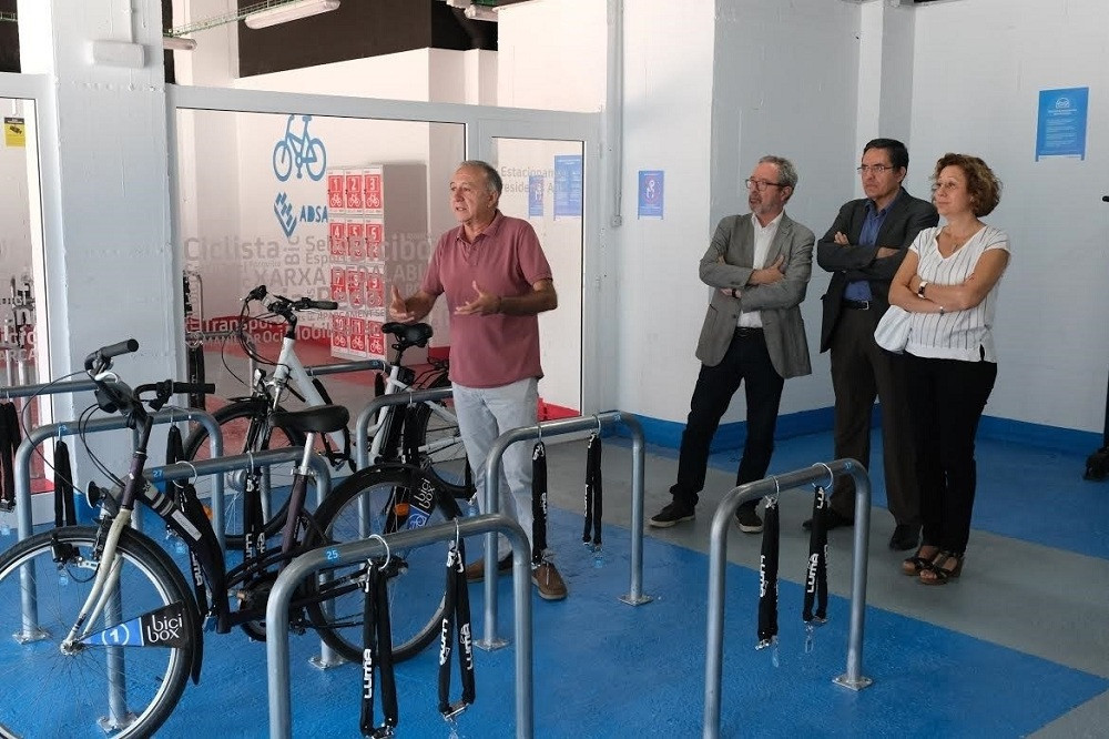 Nuevo aparcamiento de bicicletas en Sant Joan Despu00ed