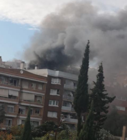 Incendio en Viladecans El Moli