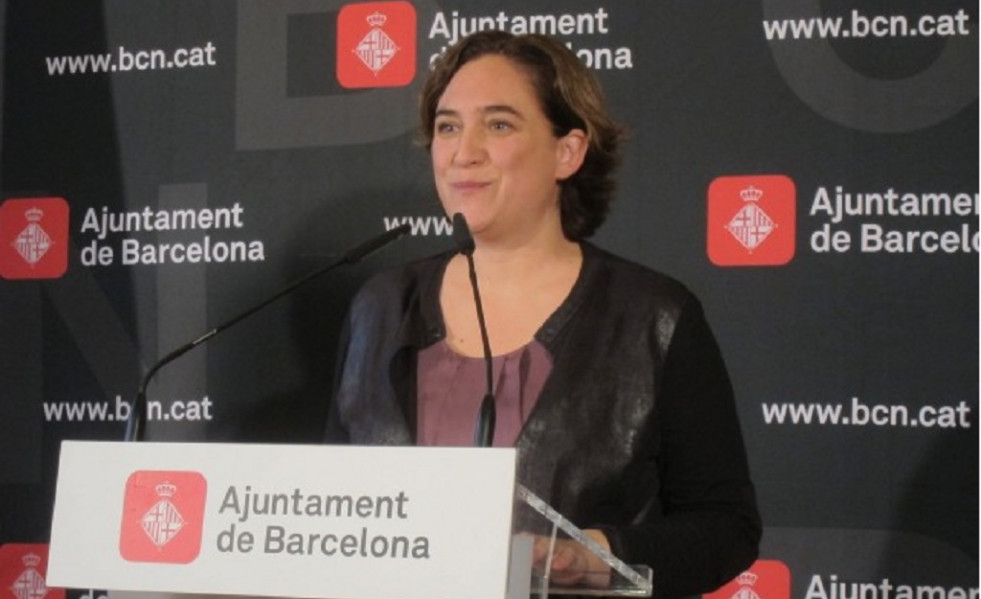 La alcaldesa de Barcelona, Ada Colau