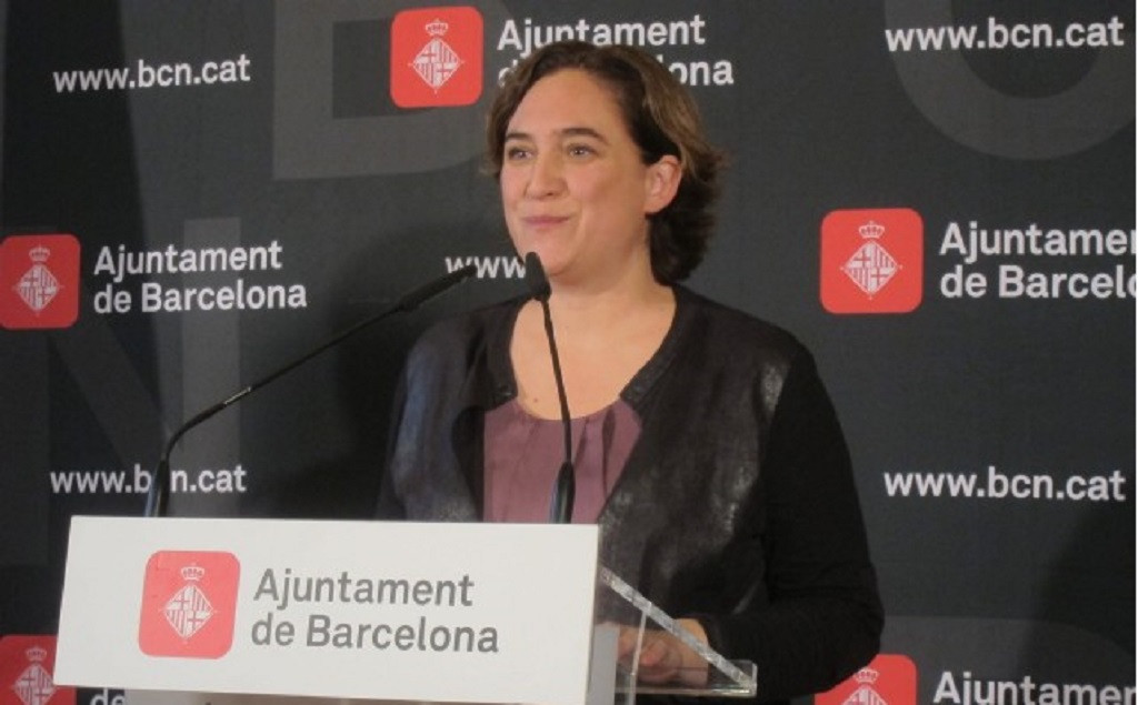 La alcaldesa de Barcelona, Ada Colau