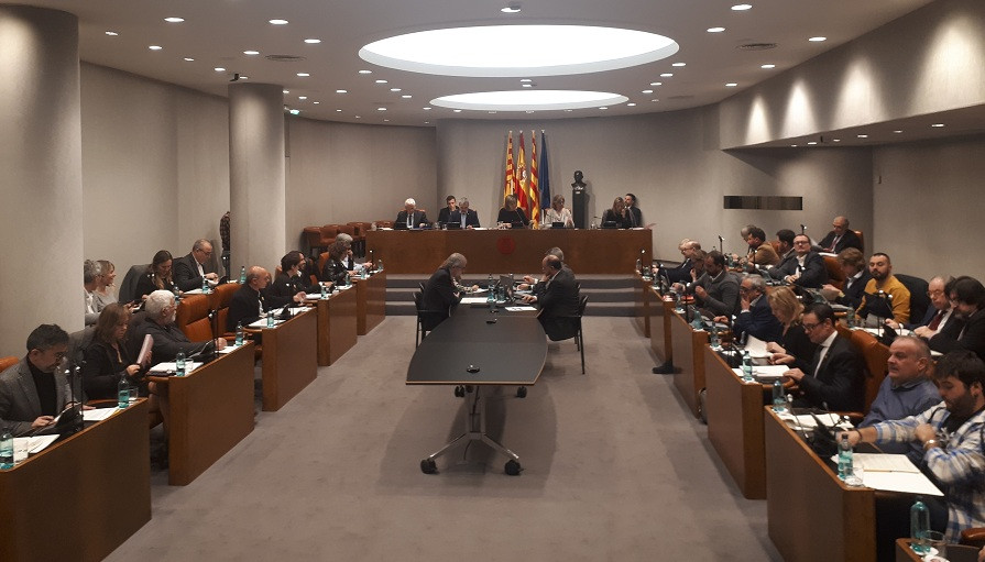 El pleno de la Diputación de Barcelona