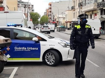 La Policia local de L'Hospitalet de Llobregat (Barcelona)