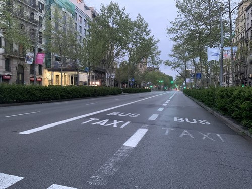 Calles sin tru00e1fico en el estado de alarma