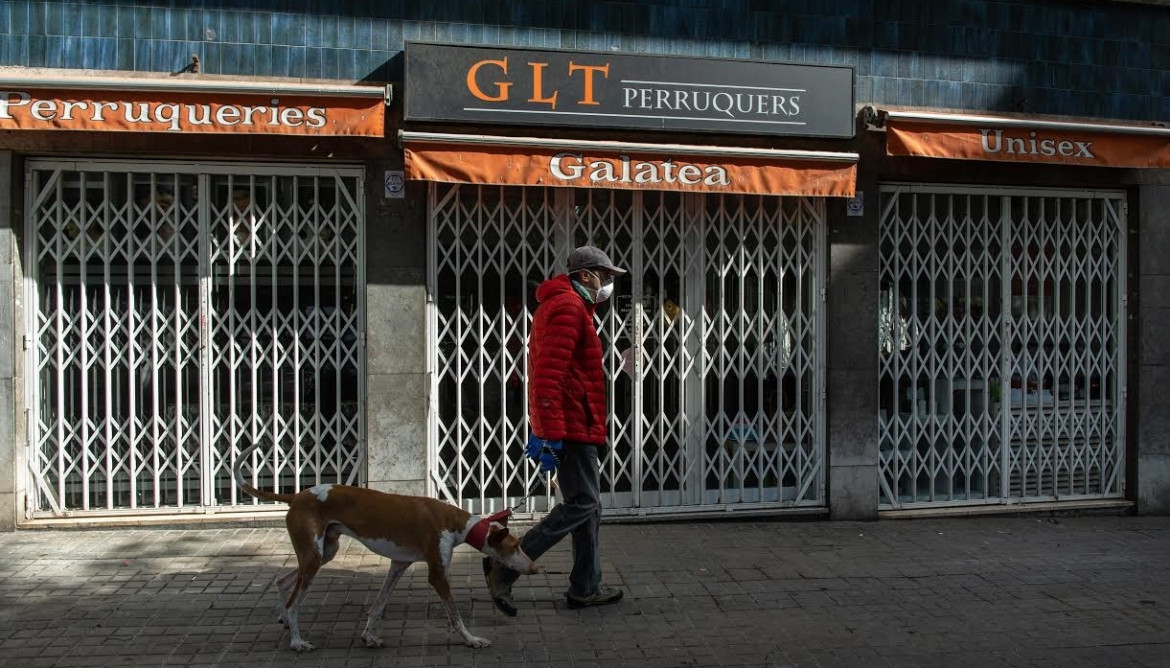 Lugar donde se ha encontrado el muerto sin hogar en Barcelona