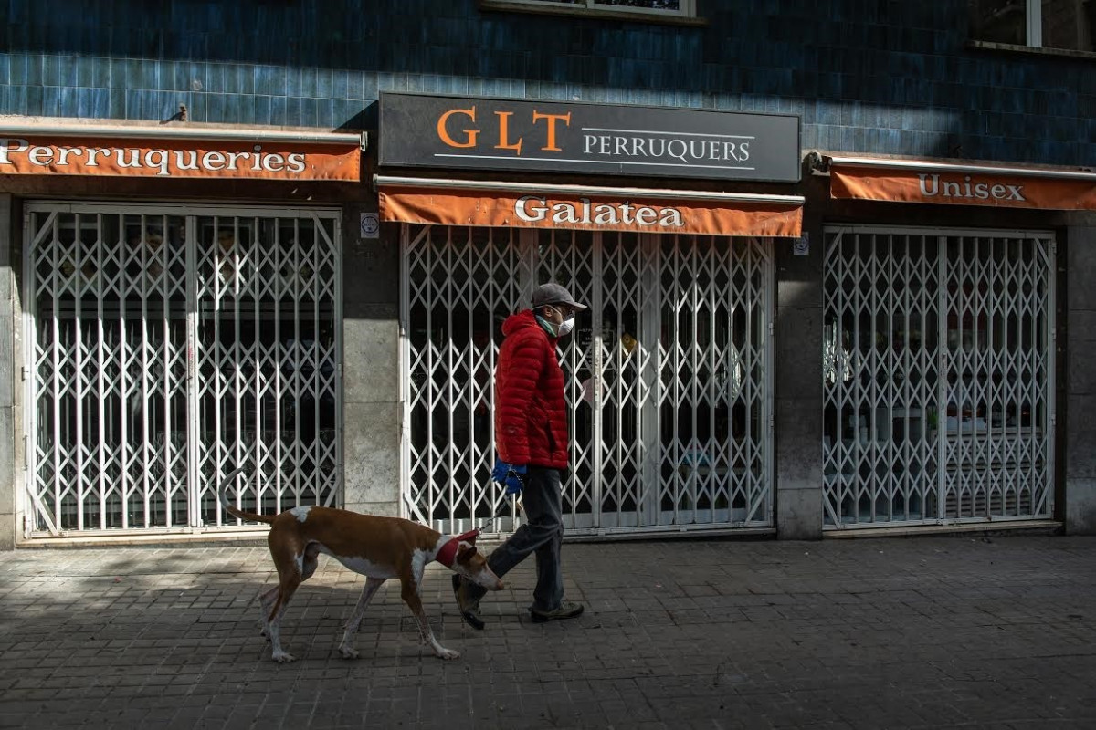 Lugar donde se ha encontrado el muerto sin hogar en Barcelona