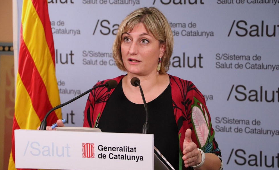 La consellera de Salud de la Generalitat, Alba Vergés