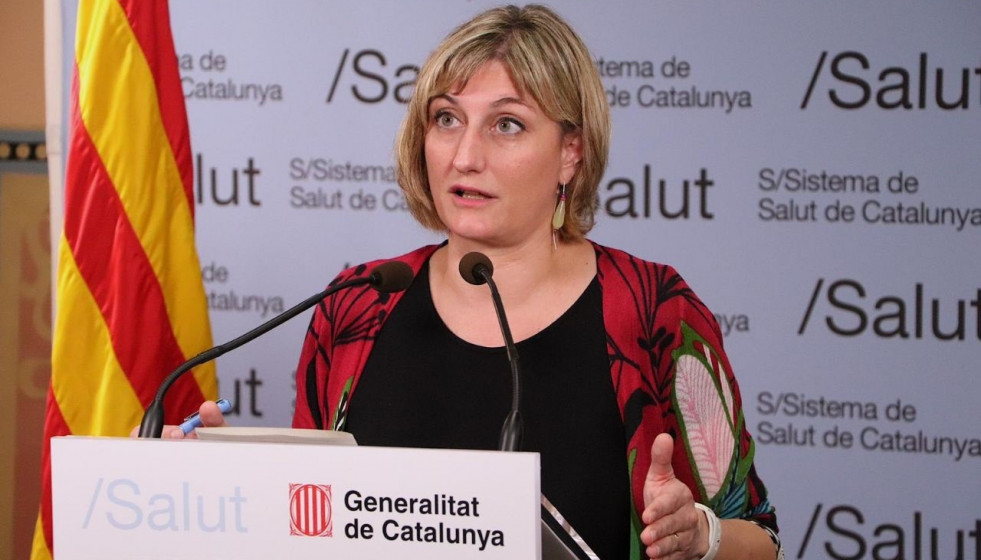 La consellera de Salud de la Generalitat, Alba Vergés
