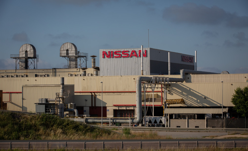 Exterior de la fábrica de Nissan en la Zona Franca de Barcelona
