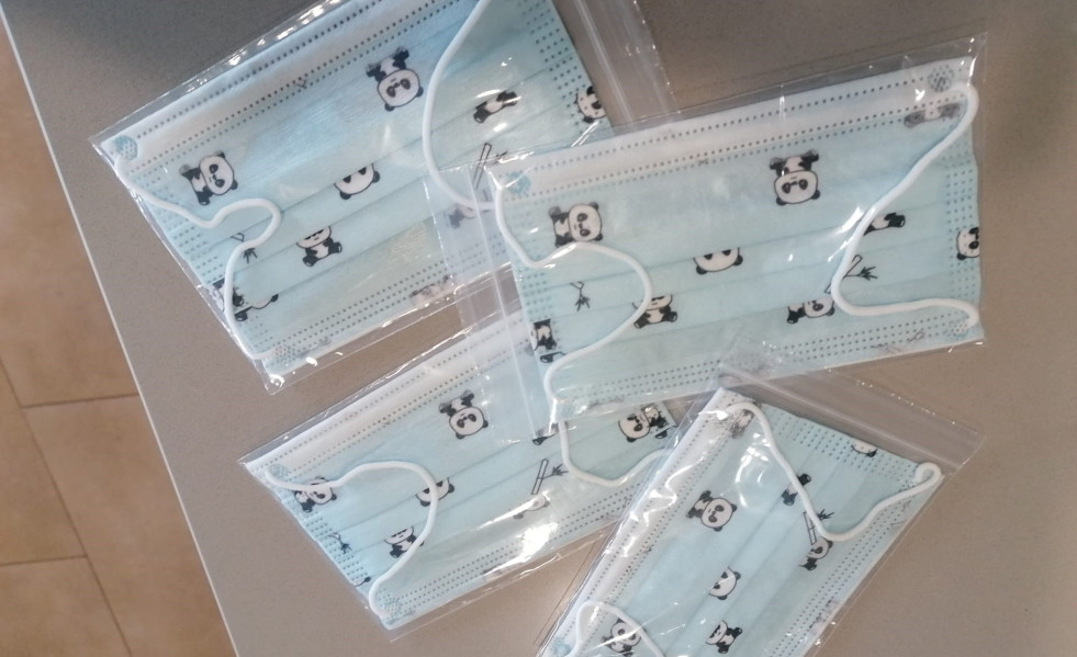 Mascarillas infantiles.