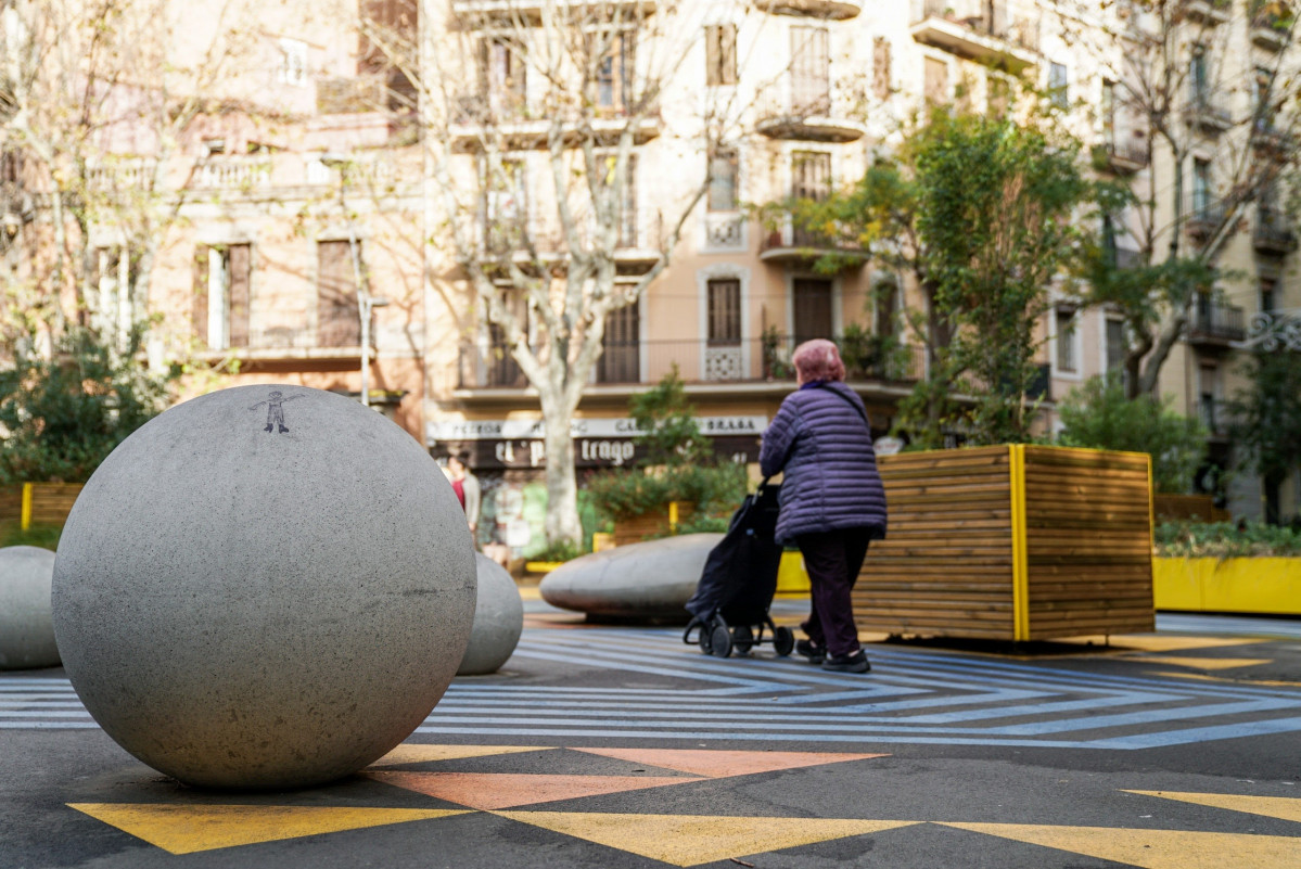 Supermanzana del barri de Sant Antoni, a Barcelona