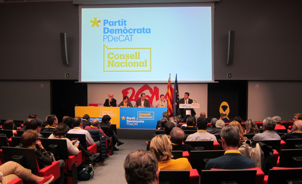 Consell Nacional del PDeCAT con la intervención de David Bonvehí.