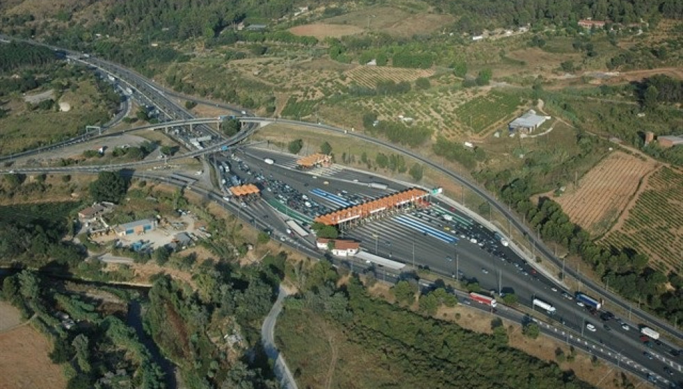 Imagen aérea de la AP7