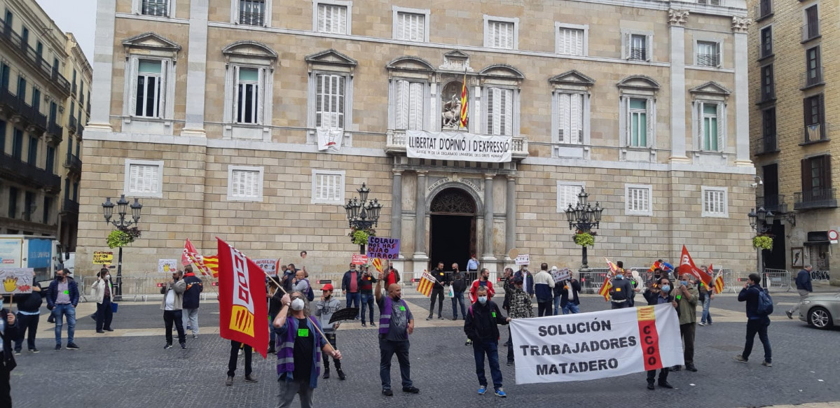 Trabajadores mercabarna matadero