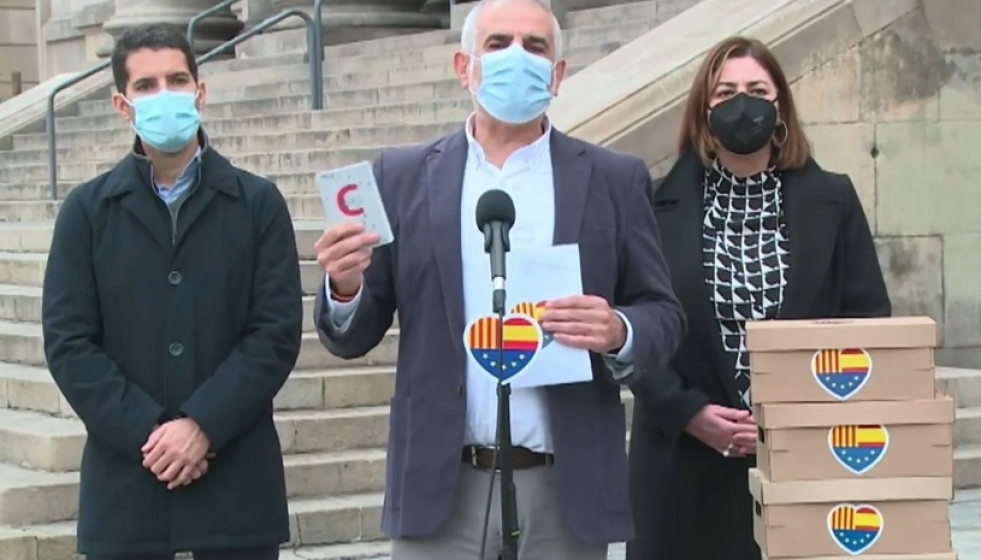 El líder de Cs a Catalunya, Carlos Carrizosa.