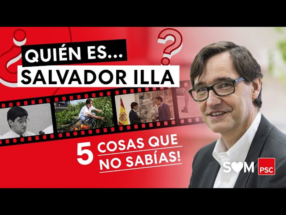 🕵🏼 Quién es SALVADOR ILLA Ministro de Sanidad? ✅ 5 cosas que no sabías: currículum, aficiones..| PSC