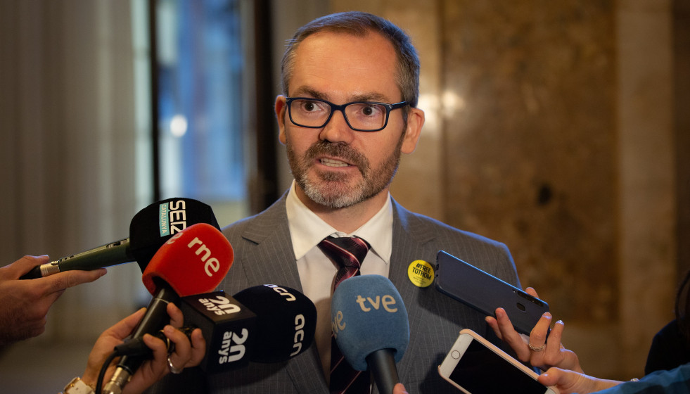 El vicepresidente primero del Parlament, Josep Costa (JxCat).