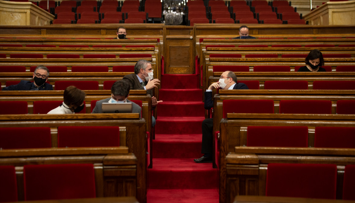 Diputación Permanente del Parlament, en Barcelona, Catalunya (España), a 20 de enero de 2021.