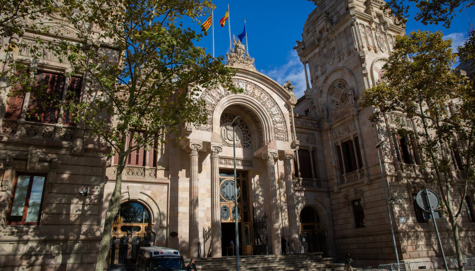 Archivo - Fachada del Tribunal Superior de Justícia de Catalunya (Archivo)
