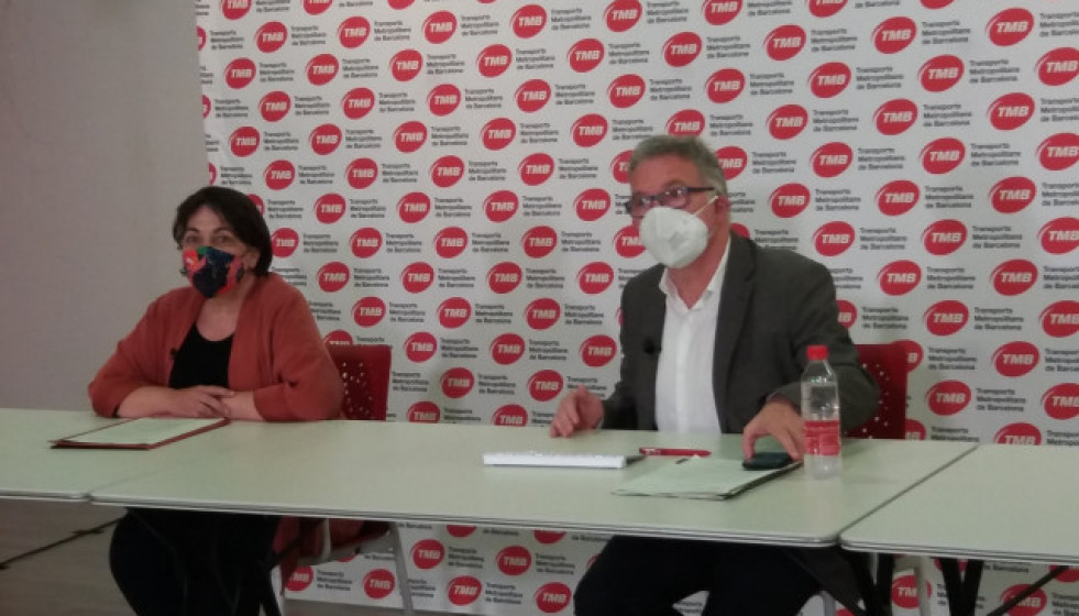 EuropaPress 3739846 presidenta tmb rosa alarcon juntamente consejero delegado tmb gerardo