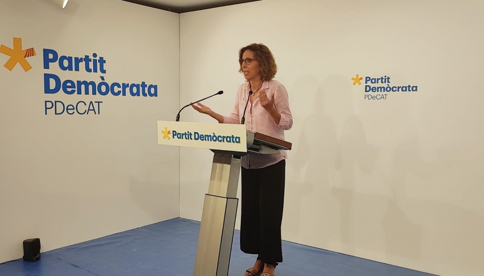La secretaria general del PDeCAT, Àngels Chacón