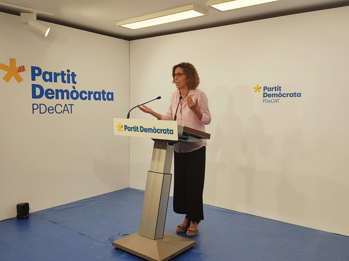 La secretaria general del PDeCAT, Àngels Chacón